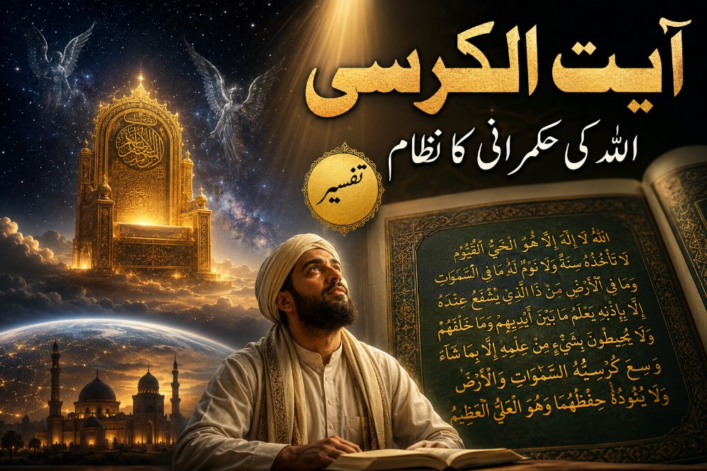 آیت الکرسی کی تفسیر | اللہ کی حکمرانی کا نظام | مکمل تحلیل